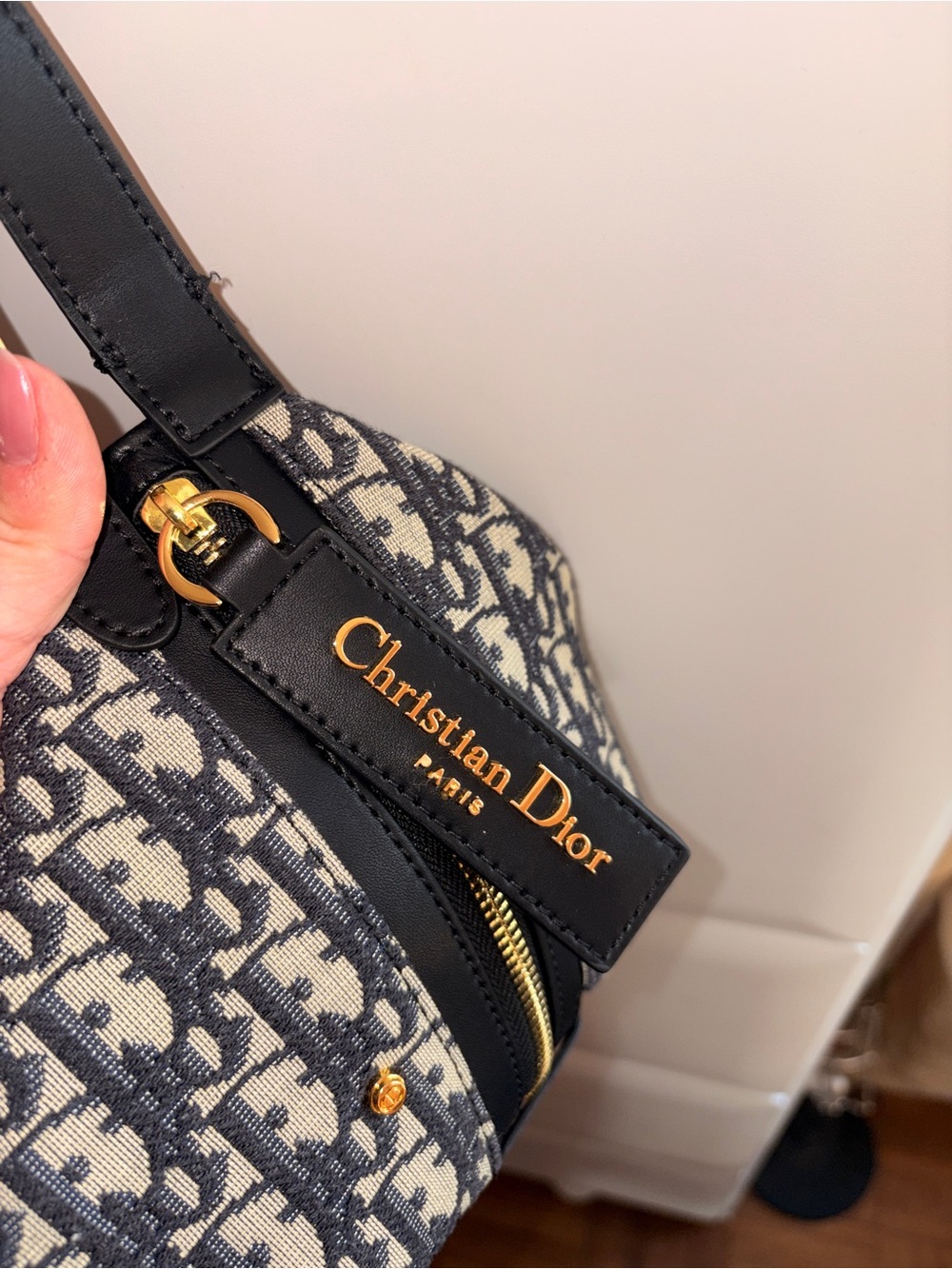 Christian Dior Journey Bag Oblique Jacquard Medium Navy Blue - Picture 3 of 12